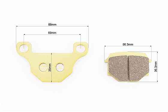 Гальмівні колодки (дискові) Viper 125J; V150A/Suzuki GS-125; GX-125; SJ-125/Wuyang Wy-125/Branson Киев