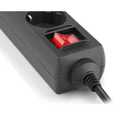 Мережевий фільтр живлення REAL-EL RS-6 Protect M 5m, black (EL122300036) Вінниця