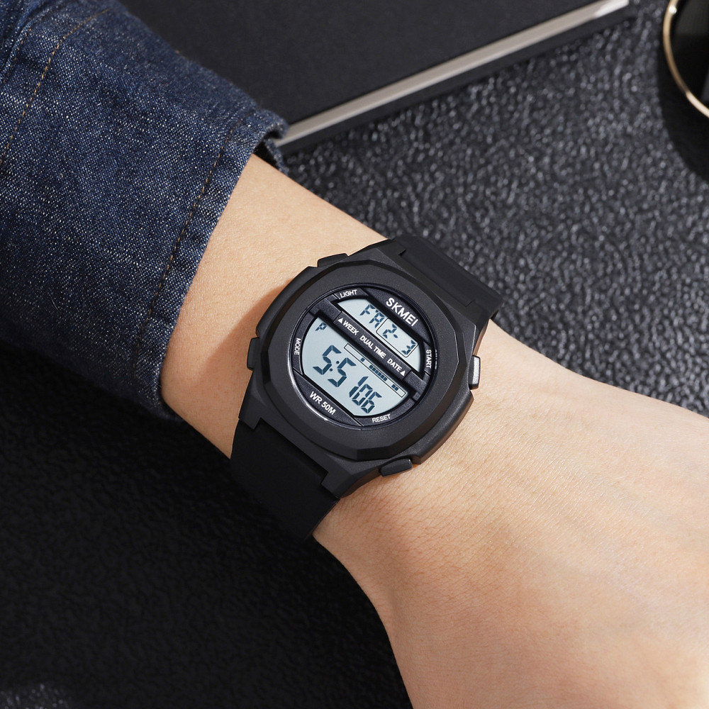 Skmei 1821BKWT Black-White SBR Киев - изображение 3