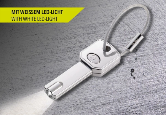 Фонарик-брелок Troika Light Key (Серебристый) Киев
