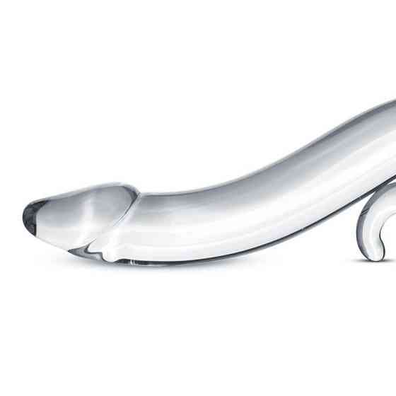 Скляний дилдо Gildo Glass Dildo No. 14, реалістична головка Sex Aura Київ