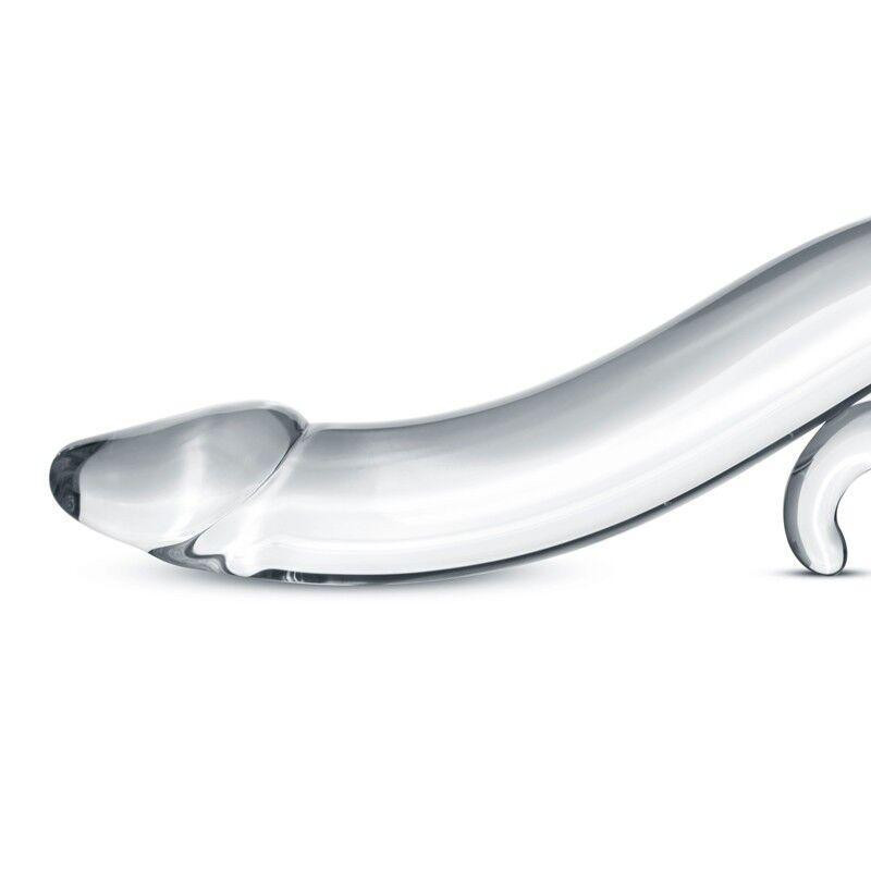 Скляний дилдо Gildo Glass Dildo No. 14, реалістична головка Sex Aura Київ - фото 3