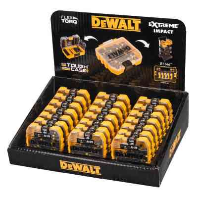 Набір біт DeWALT EXTREME FLEXTORQ, Torx, T25, L = 25 мм, 25 шт, TOUGH CASE (DT70558T) Вінниця