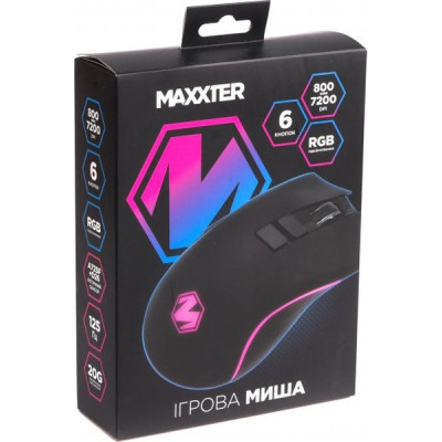 Мышка Maxxter McG-7B-I725 USB Black (McG-7B-I725) Винница - изображение 5
