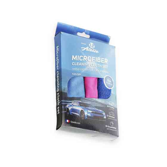 Серветка універсальна асорті 3 шт (40х30) 12 унів + полірування + скло мікрофібра Мукачево