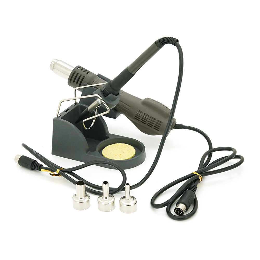 Паяльная станция BAKU BA-942 с цифровой индикацией на фен и паяльник, DC:110-240V, 4A,750W, 2,25 кг Киев - изображение 4