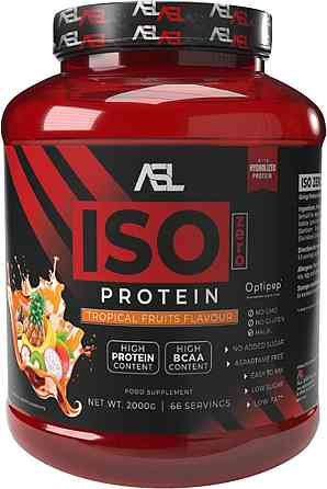 Iso Zero Protein 2 kg (Tropical Fruit) (90 % isolate, zero lactose, zero sugars, aspartame free) Луцк