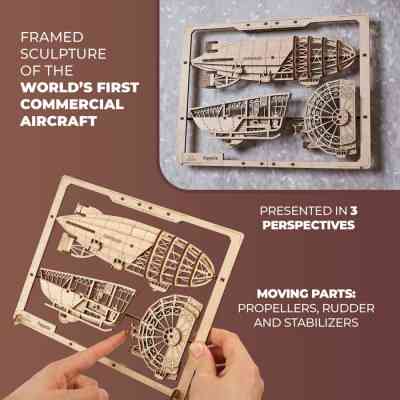 Конструктор Ugears Цепелин 2.5D (6337512) Винница