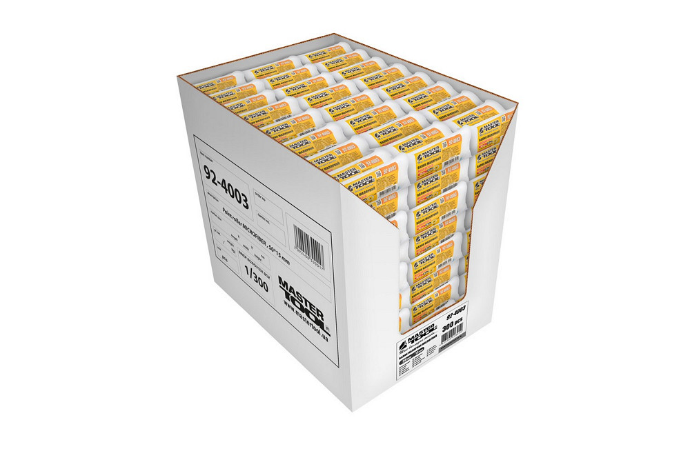 MASTERTOOL Валик малярський MASTERTOOL Microfiber 15/50/10 мм Ø 6 мм 92-4003_Р Коломия - фото 8