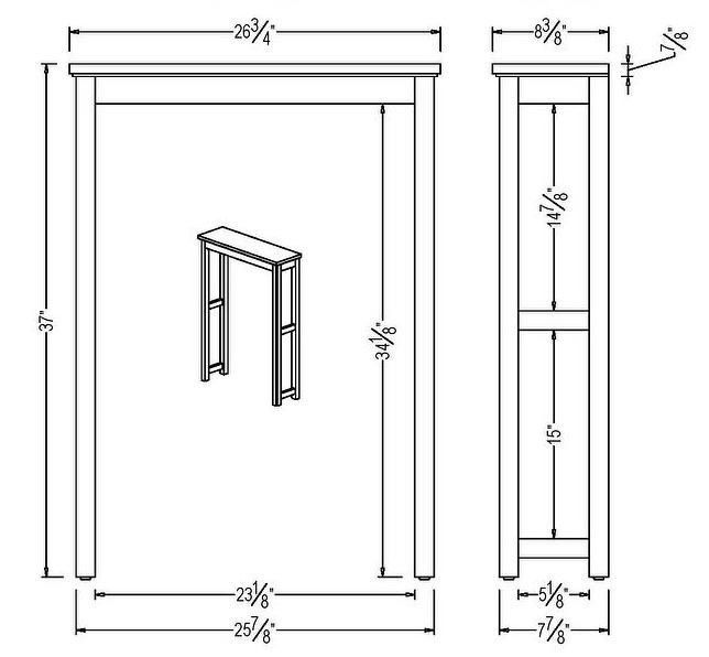 Стеллаж над унитазом 