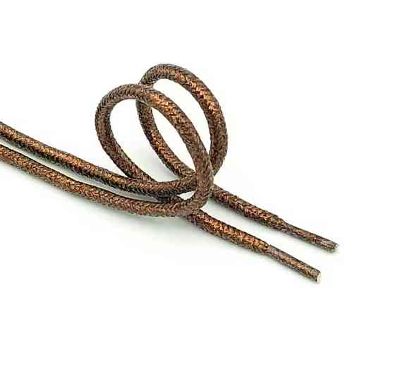 Шнурки блестящие глиттерные Коричневый Смела