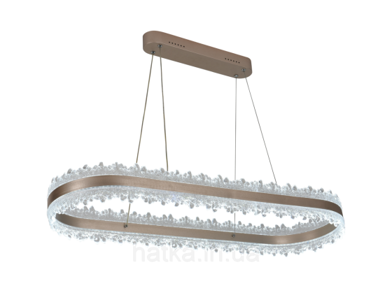 Светодиодная подвесная люстра QQD9419 Золото Киев