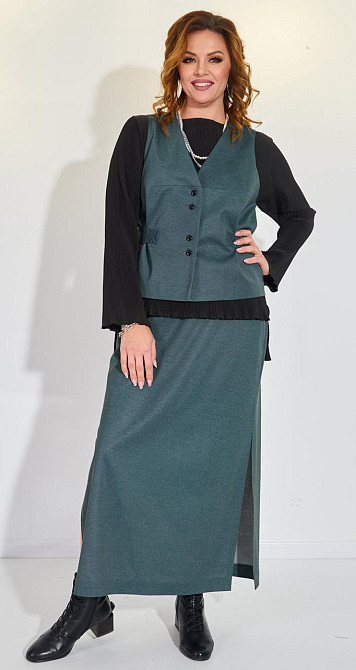 Костюм-трійка зі спідницею (50) Київ - фото 3