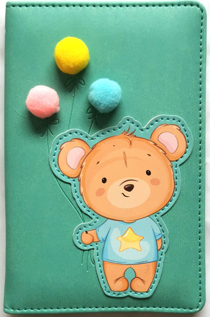 Блокнот дитячий А6/64 арк. "Bourgeois" чисті аркуші, шкірзам обкл, 9360, шт Київ - фото 1