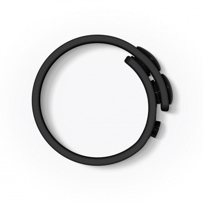 Регулируемое эрекционное кольцо на кнопках Love To Love HERO RING - BLACK ONYX Sex Aura Киев - изображение 2