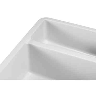 Мийка кухонна GRANADO Under top DOUBLE white (gr3405) Вінниця