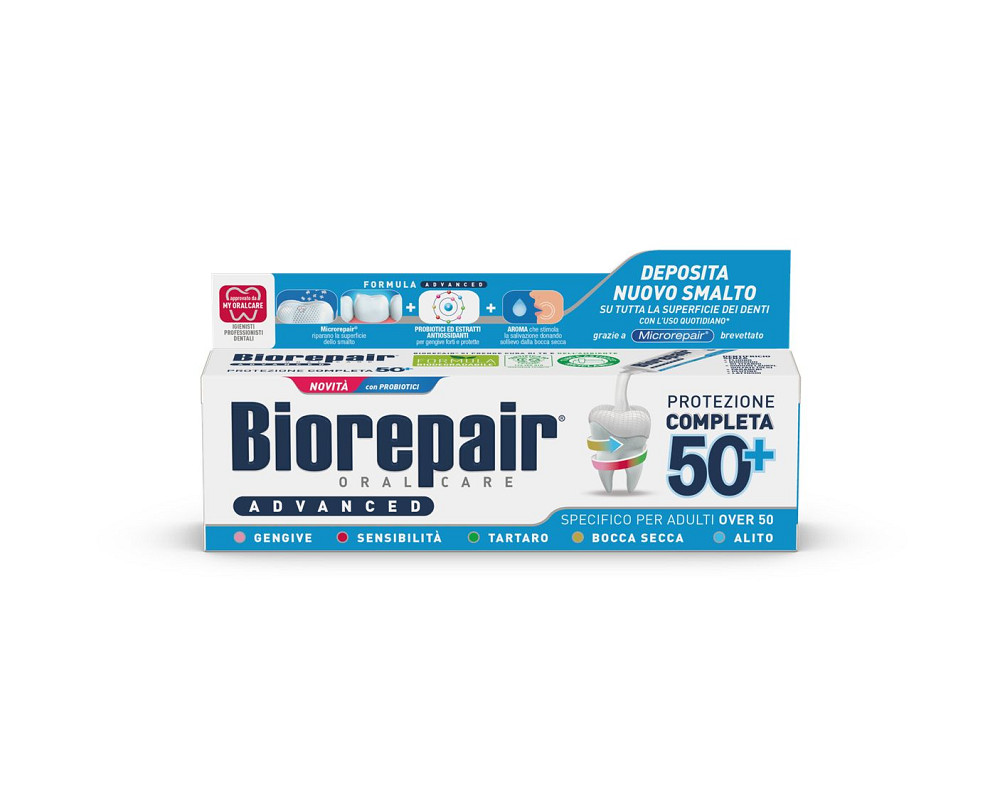 Зубная паста Комплексный уход Адвансед 50+ Biorepair 75 мл Киев - изображение 4