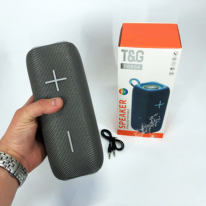 Мощная колонка блютуз с подсветкой, Колонка с функцией зарядки Bluetooth для хорошей музыки GO-16 Львов - изображение 6