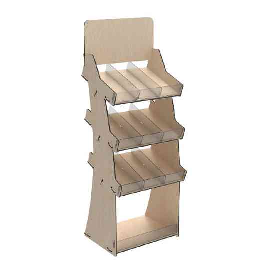 Стеллаж из фанеры EKOSTAR 530х470х1500 Киев