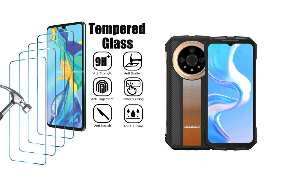 Захисне скло ArmorGlass для Doogee V31 GT – стійке до подряпин та ударів Київ - фото 1