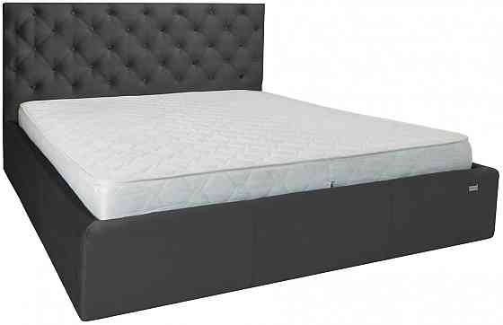 Кровать Coventry VIP 140 х 190 см Missoni 009 С дополнительной металлической цельносварной рамой Темно-серый Днепр