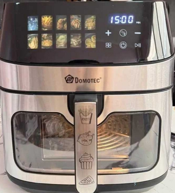Мультипіч Аерогриль Domotec 12 л 2800 Вт з ОКОНОМ і 2 ТЕНами (2й нагрівання) Харків - фото 3