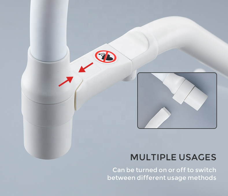 Кухонний змішувач Koer KB-72006-03 для питної води білий з підставкою (KR3381) Чернівці - фото 5