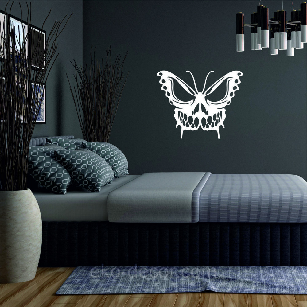 Декоративне настінне 3D Панно «Череп», Декор на стіну з об'ємом 50*40 см, Білий Київ - фото 2