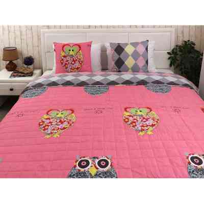 Подушка Руно декоративная "Owl Red" 50х50 см (306_Owl Red) Винница