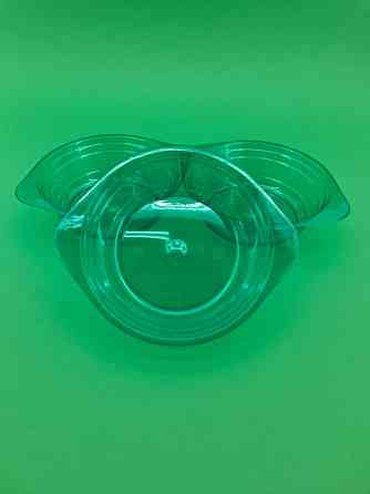 Миска одноразова 500мл Склоподібна Юніта зелена 10 шт Харків