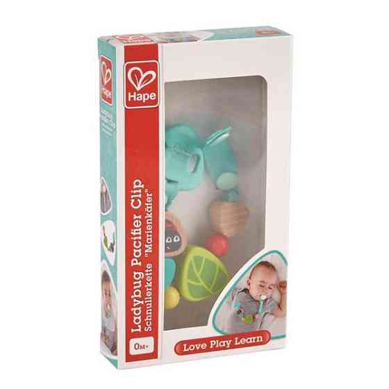 Тримач для пустушки Hape Жук сонечко (E0020) Харьков
