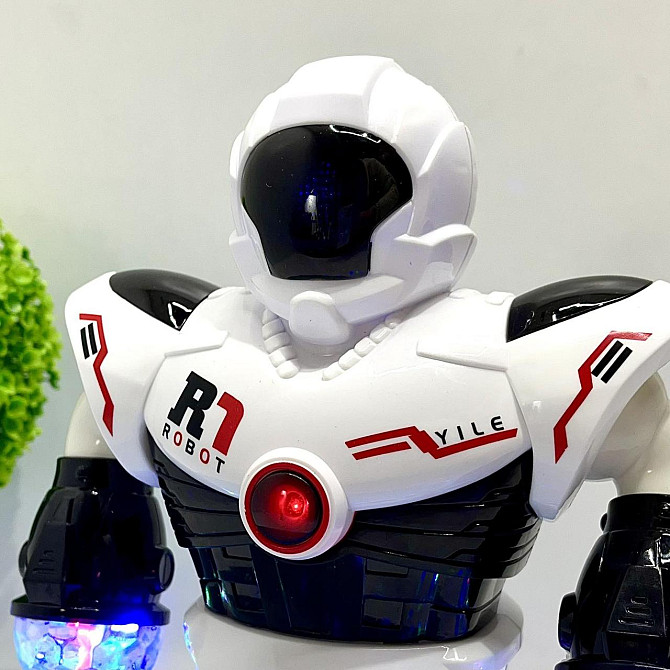 Робот Space Police танцюючий рухає руками та ногами світло звук Білий (58660) Чернігів - фото 5