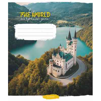 Тетрадь Школярик Let the world surprise you 60 листов линия (060-3548L) Винница