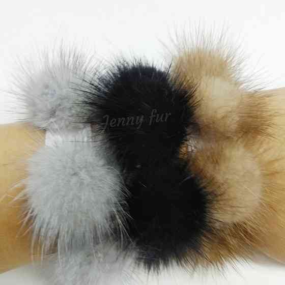 Гумка хутряна на волосся на гульку з норки Харків