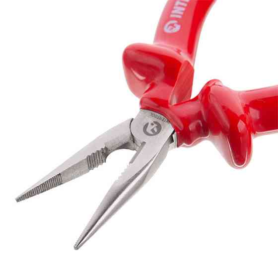 Довгогубці прямі 160 мм, діелектричні, 1000 В, CrV 6150 INTERTOOL NT-0326 Київ