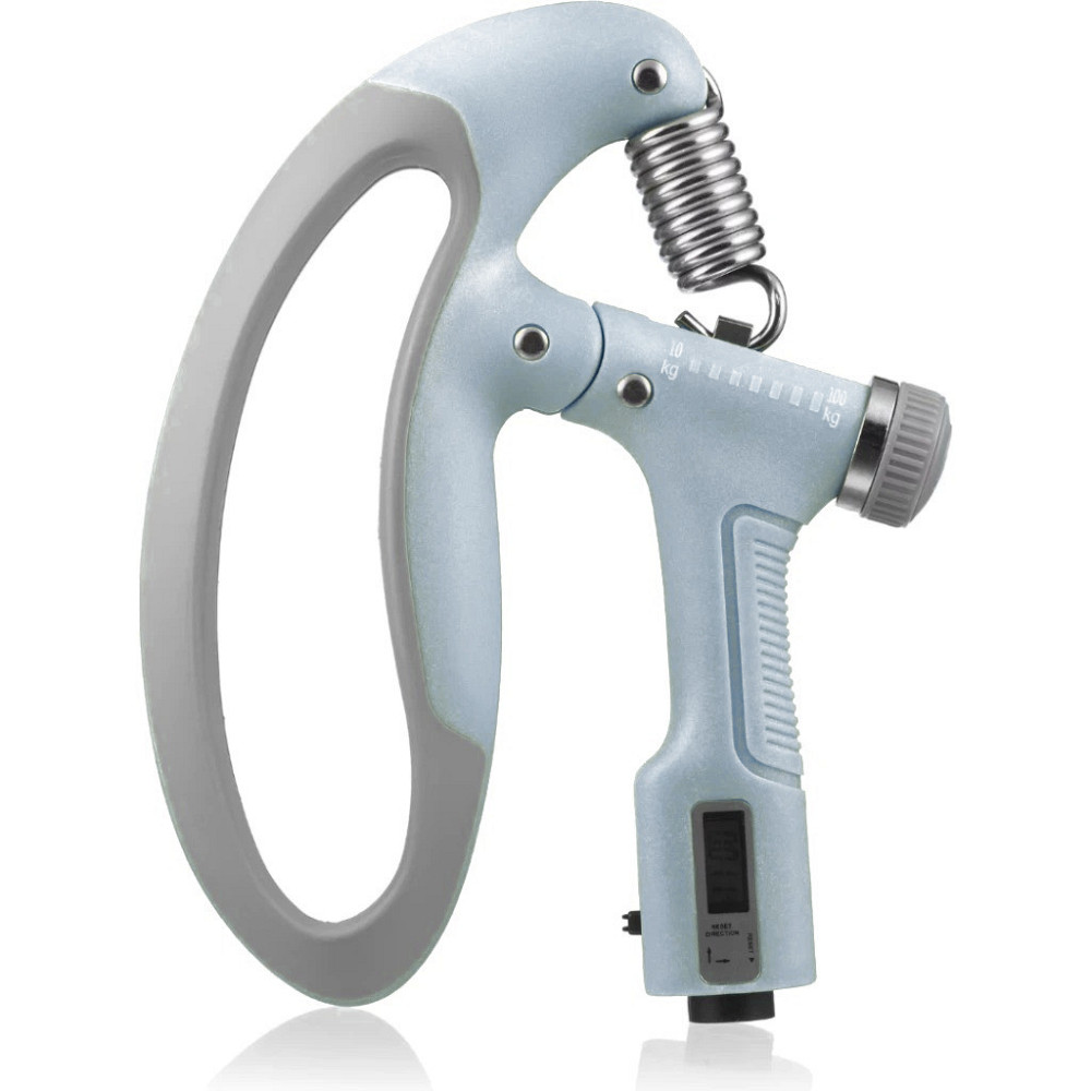 Еспандер кистьовий з лічильником PowerPlay PP-4403 з регульованим навантаженням 10-100 кг. Синій Кам'янське - фото 3