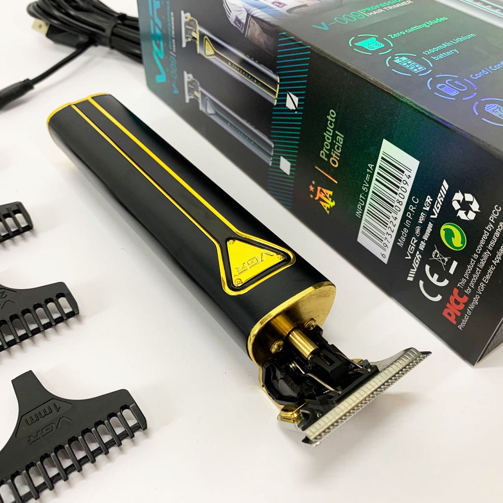 Тример з регульованою довжиною, Тример для самостійної стрижки волосся, Електромашинка для волосся SZ-13 Львів - фото 5