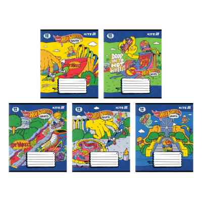 Тетрадь Kite Hot Wheels, 12 листов, клетка (HW25-232-2) Винница
