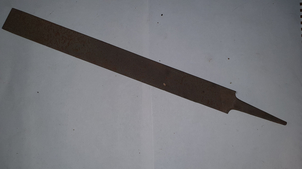 Напильник плоский тупоносый 300 мм, ширина - 30 мм. СССР. Харьков - изображение 1