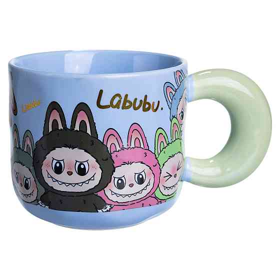 Чашка фарфоровая Labubu 400 (мл) подарочная кружка прикольная чашка для детей на подарок FM-22D SBR Киев