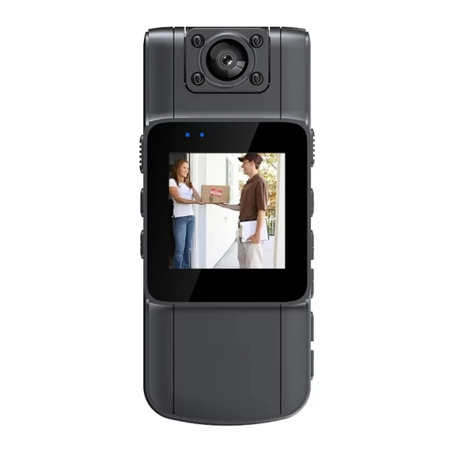 Нагрудная камера B23 1080 FHD с поворотным объективом на 180 градусов Винница - изображение 1