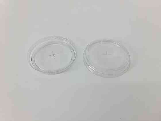 Крышка ПЛОСКАЯ с отверстием для стакана РЕТ (320,420,350NEW,250NEW) NEW (100 шт) Харьков