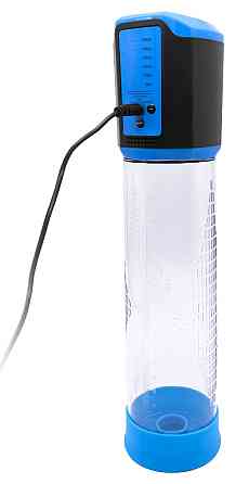 Автоматична вакуумна помпа із зарядкою від USB CANWIN Passion Pump Men BLUE - P638AU Sex Aura Київ