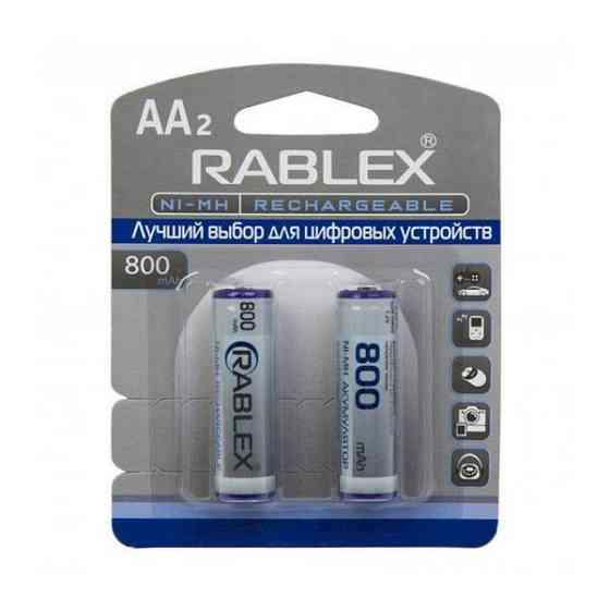Акумулятори RABLEX HR6 RB-800/ 1.2V / 800 mAh / Ni-MH / AA / блістер / 2 шт (240 шт./ящ) Київ