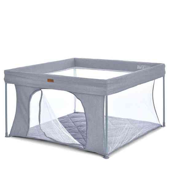 Детский манеж SWIFT 4 ME 1196 Gray 127х127х74,5 см Винница