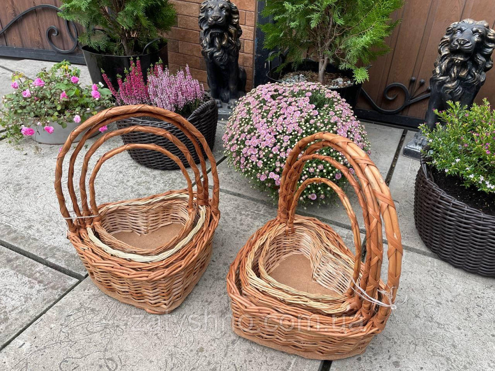 Набор корзинок в виде сердца 4 шт Киев - изображение 2