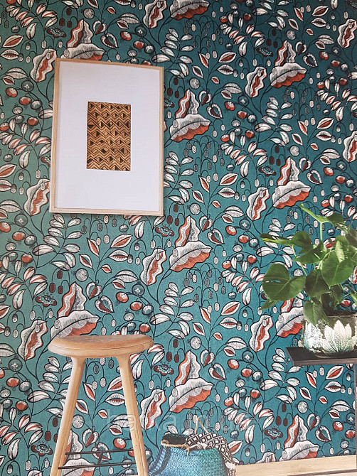 Шпалери флізелінові еко Khroma Zoom Bahia 0.53х10.05 м квіти листя різні кольори Київ - фото 4