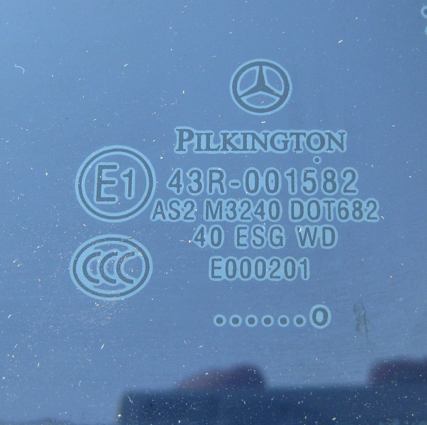 Mercedes-Benz  A2047300255 43R-001582 Глуха кватирка задніх правих дверей C-Class W204 Одесса - изображение 2