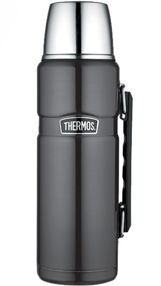 Термос 1.2 літра з ручкою для напоїв Thermos "Stainless King" Grey (170024) Нержавіюча сталь Нововолинськ - фото 2