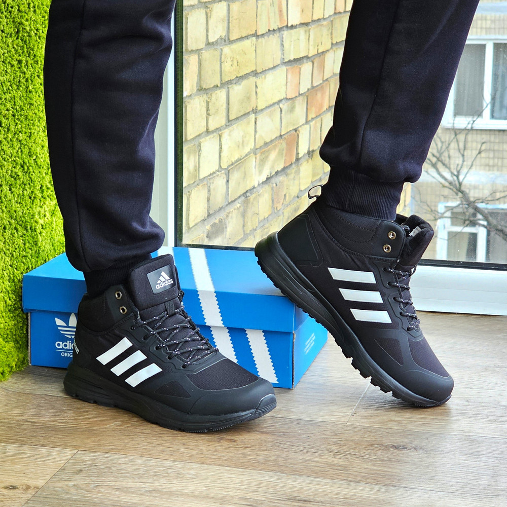 Зимние Кроссовки Adidas Terrex GORE-TEX с МЕХОМ Черные Мужские Адидас Гортекс (размеры: 41,42,43,44,45,46) Днепр - изображение 10